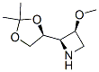 Azetidine, 2-[(4S)-2,2-dimethyl-1,3-dioxolan-4-yl]-3-methoxy-, (2R,3S)- (9CI) CAS#: 657394-03-1