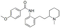 BENZAMIDE, 4-METHOXY-N-[2-[2-(1-METHYL-2-PIPERIDINYL)ETHYL]PHENYL]- CAS#: 66778-36-7