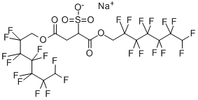 BIS(2,2,3,3,4,4,5,5,6,6,7,7-DODECAFLUOROHEPTYL) SULFOSUCCINATE SODIUM SALT CAS#: 60131-27-3