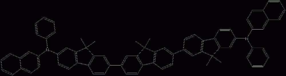 BNP3FL , N,N'-Bis(naphthalen-2-yl)-N,N'-bis(phenyl)-tris-(9,9- CAS#: 669016-17-5