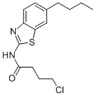 BUTANAMIDE, N-(6-BUTYL-2-BENZOTHIAZOLYL)-4-CHLORO- CAS#: 638147-99-6