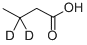BUTYRIC-3,3-D2 ACID CAS#: 64833-96-1