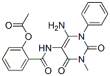 Benzamide, 2-(acetyloxy)-N-(6-amino-1,2,3,4-tetrahydro-3-methyl-2,4-dioxo-1-phenyl-5-pyrimidinyl)- CAS#: 176379-34-3
