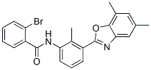 Benzamide, 2-bromo-N-[3-(5,7-dimethyl-2-benzoxazolyl)-2-methylphenyl]- (9CI) CAS#: 590395-78-1