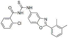 Benzamide, 2-chloro-N-[[[2-(2,3-dimethylphenyl)-5-benzoxazolyl]amino]thioxomethyl]- (9CI) CAS#: 590396-77-3