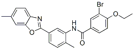 Benzamide, 3-bromo-4-ethoxy-N-[2-methyl-5-(6-methyl-2-benzoxazolyl)phenyl]- (9CI) CAS#: 590397-47-0