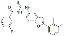 Benzamide, 3-bromo-N-[[[2-(2,3-dimethylphenyl)-5-benzoxazolyl]amino]thioxomethyl]- (9CI) CAS#: 590396-52-4