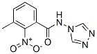 Benzamide, 3-methyl-2-nitro-N-4H-1,2,4-triazol-4-yl- (9CI) CAS#: 600126-55-4