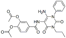 Benzamide, 3,4-bis(acetyloxy)-N-(6-amino-1,2,3,4-tetrahydro-2,4-dioxo-1-phenyl-3-propyl-5-pyrimidinyl)- CAS#: 176379-16-1
