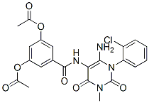 Benzamide,  3,5-bis(acetyloxy)-N-[6-amino-1-(2-chlorophenyl)-1,2,3,4-tetrahydro-3-methyl-2,4-dioxo-5-pyrimidinyl]- CAS#: 176378-98-6