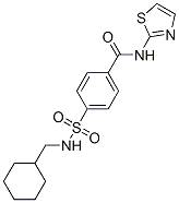Benzamide, 4-[[(cyclohexylmethyl)amino]sulfonyl]-N-2-thiazolyl- (9CI) CAS#: 606134-86-5