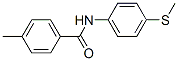 Benzamide, 4-methyl-N-[4-(methylthio)phenyl]- (9CI) CAS#: 607361-29-5