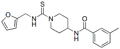 Benzamide, N-[1-[[(2-furanylmethyl)amino]thioxomethyl]-4-piperidinyl]-3-methyl- (9CI) CAS#: 606112-43-0
