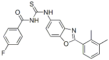 Benzamide, N-[[[2-(2,3-dimethylphenyl)-5-benzoxazolyl]amino]thioxomethyl]-4-fluoro- (9CI) CAS#: 590396-72-8