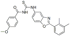 Benzamide, N-[[[2-(2,3-dimethylphenyl)-5-benzoxazolyl]amino]thioxomethyl]-4-methoxy- (9CI) CAS#: 590396-76-2