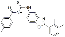 Benzamide, N-[[[2-(2,3-dimethylphenyl)-5-benzoxazolyl]amino]thioxomethyl]-4-methyl- (9CI) CAS#: 590396-78-4