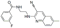 Benzamide, N-[2-[(3-cyano-6-methyl-2-quinolinyl)amino]ethyl]-3-fluoro- (9CI) CAS#: 606105-46-8
