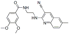 Benzamide, N-[2-[(3-cyano-6-methyl-2-quinolinyl)amino]ethyl]-3,4-dimethoxy- (9CI) CAS#: 606105-54-8