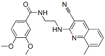 Benzamide, N-[2-[(3-cyano-8-methyl-2-quinolinyl)amino]ethyl]-3,4-dimethoxy- (9CI) CAS#: 606105-18-4