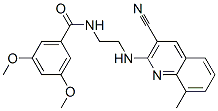 Benzamide, N-[2-[(3-cyano-8-methyl-2-quinolinyl)amino]ethyl]-3,5-dimethoxy- (9CI) CAS#: 606105-16-2