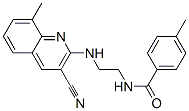 Benzamide, N-[2-[(3-cyano-8-methyl-2-quinolinyl)amino]ethyl]-4-methyl- (9CI) CAS#: 606104-82-9