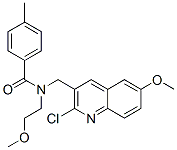 Benzamide, N-[(2-chloro-6-methoxy-3-quinolinyl)methyl]-N-(2-methoxyethyl)-4-methyl- (9CI) CAS#: 606103-09-7