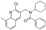 Benzamide, N-[(2-chloro-8-methyl-3-quinolinyl)methyl]-N-cyclohexyl- (9CI) CAS#: 606095-34-5