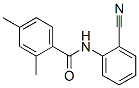 Benzamide, N-(2-cyanophenyl)-2,4-dimethyl- (9CI) CAS#: 673495-92-6