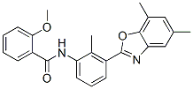 Benzamide, N-[3-(5,7-dimethyl-2-benzoxazolyl)-2-methylphenyl]-2-methoxy- (9CI) CAS#: 590395-79-2