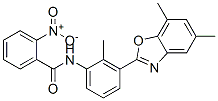Benzamide, N-[3-(5,7-dimethyl-2-benzoxazolyl)-2-methylphenyl]-2-nitro- (9CI) CAS#: 590395-86-1