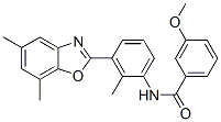 Benzamide, N-[3-(5,7-dimethyl-2-benzoxazolyl)-2-methylphenyl]-3-methoxy- (9CI) CAS#: 590395-80-5