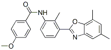 Benzamide, N-[3-(5,7-dimethyl-2-benzoxazolyl)-2-methylphenyl]-4-methoxy- (9CI) CAS#: 590395-81-6