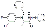 Benzamide, N-(3-chloro-4-fluorophenyl)-N-[1-methyl-2-oxo-2-(4H-1,2,4-triazol-4-ylamino)ethyl]-, (S)- (9CI) CAS#: 60143-17-1