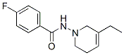 Benzamide, N-(3-ethyl-5,6-dihydro-1(2H)-pyridinyl)-4-fluoro- (9CI) CAS#: 678969-40-9