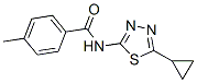 Benzamide, N-(5-cyclopropyl-1,3,4-thiadiazol-2-yl)-4-methyl- (9CI) CAS#: 556040-44-9