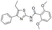 Benzamide, N-(5-ethyl-4-phenyl-2-thiazolyl)-2,6-dimethoxy- (9CI) CAS#: 606922-63-8