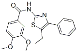 Benzamide, N-(5-ethyl-4-phenyl-2-thiazolyl)-3,4-dimethoxy- (9CI) CAS#: 606922-83-2