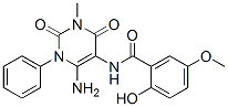 Benzamide, N-(6-amino-1,2,3,4-tetrahydro-3-methyl-2,4-dioxo-1-phenyl-5-pyrimidinyl)-2-hydroxy-5-methoxy- CAS#: 176379-31-0