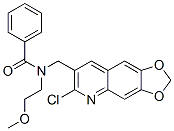 Benzamide, N-[(6-chloro-1,3-dioxolo[4,5-g]quinolin-7-yl)methyl]-N-(2-methoxyethyl)- (9CI) CAS#: 606104-32-9