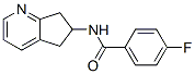 Benzamide, N-(6,7-dihydro-5H-cyclopenta[b]pyridin-6-yl)-4-fluoro- (9CI) CAS#: 654676-68-3