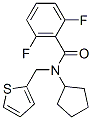 Benzamide, N-cyclopentyl-2,6-difluoro-N-(2-thienylmethyl)- (9CI) CAS#: 606117-62-8