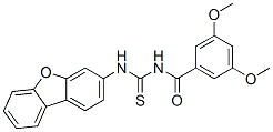 Benzamide, N-[(dibenzofuran-3-ylamino)thioxomethyl]-3,5-dimethoxy- (9CI) CAS#: 590394-88-0