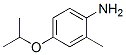 Benzenamine, 2-methyl-4-(1-methylethoxy)- (9CI) CAS#: 676366-02-2