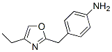 Benzenamine, 4-[(4-ethyl-2-oxazolyl)methyl]- (9CI) CAS#: 689251-67-0