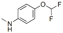 Benzenamine, 4-(difluoromethoxy)-N-methyl- (9CI) CAS#: 638192-10-6