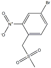 Benzene, 4-broMo-1-[(Methylsulfonyl)Methyl]-2-nitro- CAS#: 651780-41-5