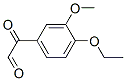 Benzeneacetaldehyde, 4-ethoxy-3-methoxy-alpha-oxo- (9CI) CAS#: 186255-43-6