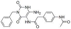 Benzeneacetamide,  4-(acetylamino)-N-[4-amino-1,2,3,6-tetrahydro-2,6-dioxo-1-(phenylmethyl)-5-pyrimidinyl]- CAS#: 637334-91-9