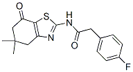 Benzeneacetamide, 4-fluoro-N-(4,5,6,7-tetrahydro-5,5-dimethyl-7-oxo-2-benzothiazolyl)- (9CI) CAS#: 606923-19-7
