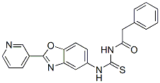 Benzeneacetamide, N-[[[2-(3-pyridinyl)-5-benzoxazolyl]amino]thioxomethyl]- (9CI) CAS#: 590395-09-8